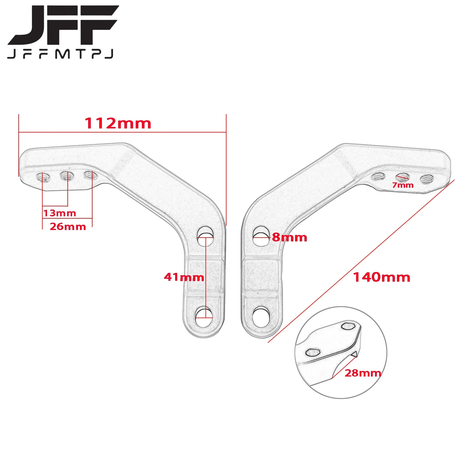 Motorcycle CNC Hand Guard Installation Fixed Bracket 28mm For KTM SX SXF XC XCF EXC EXCF XCW XCWF TPI SIX DAYS 125-500 2008-2024