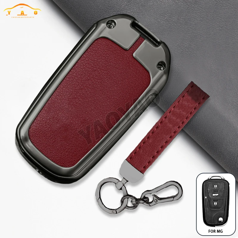 

Car Key Case Cover Shell Fob Holder Accessories for MG MG3 MG5 MG6 MG7 GT GS FOR Roewe 350 360 750 W5 Auto Accessories