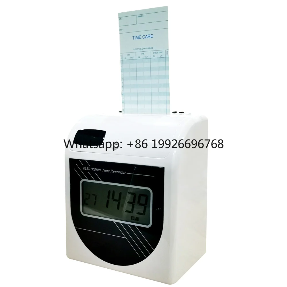 Employee Electronic Punch Card Time Recording Time Clock