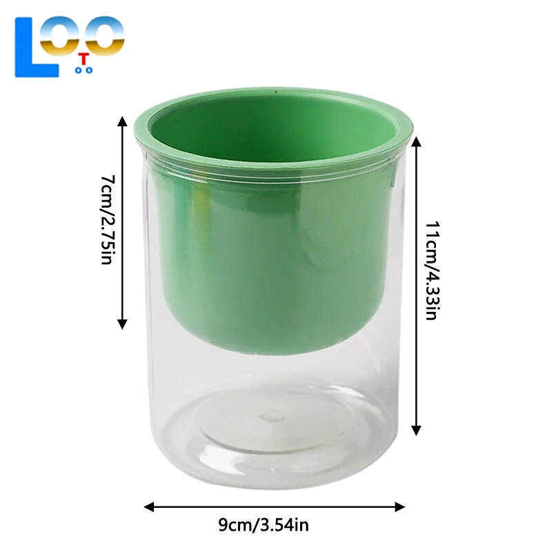 Желтый, синий, зеленый пластиковый цветочный горшок, автоматический впитывающий ленивый цветочный горшок, настольный горшок