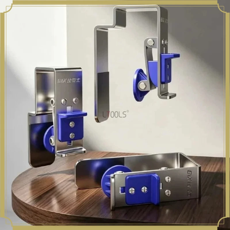 Quick Press Drawer Panel Installation Clamp Auxiliary Fixing Clip Cabinet Drawer Front Face Mount Assist Woodworking Assembly