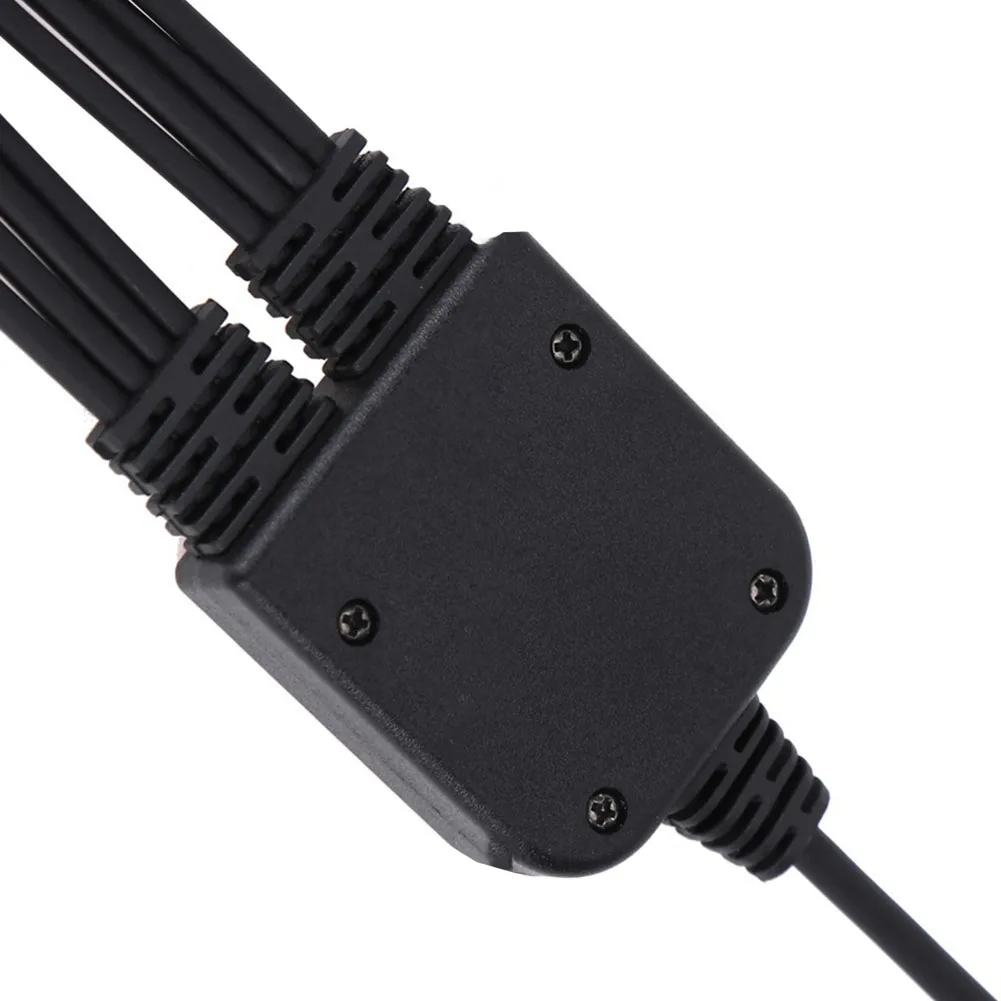 1pc Multi-Interface USB Programmer Cable For TM271 GP88S VX168 Handheld Vehicle Radio 8 Connectors ABS Black With Software CD