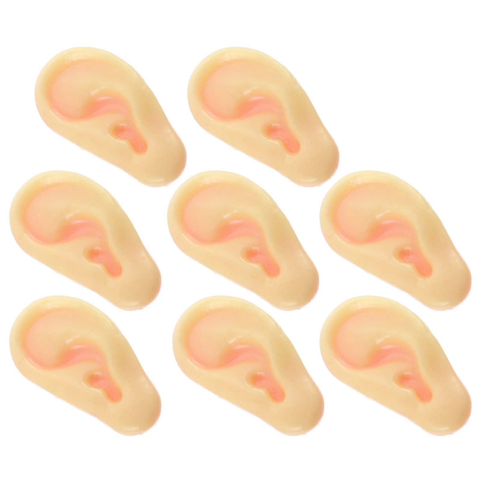 8 Pcs Artificial Ear Toy Stress Vampire Ears Props False Prank Fake Pranking Model Playthings Toys Emulated Decors Prom