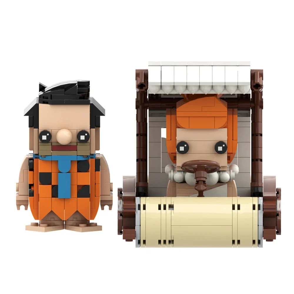 

MOC The Flintstonesed Building Blocks Collection Classic Car Model DIY Creative for Adult Collectors
