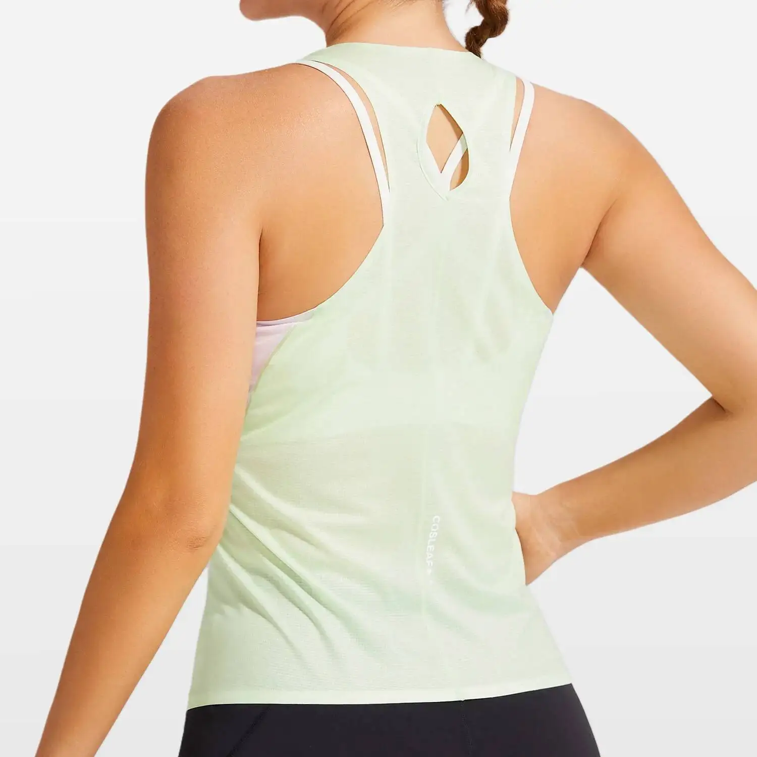 سترة للجري للرجال والنساء، سرعة قابلة للتعديل، سريعة الجفاف، قابلية التهوية، بدون أكمام، سترة رياضية علوية، تي شيرت ماراثون #5