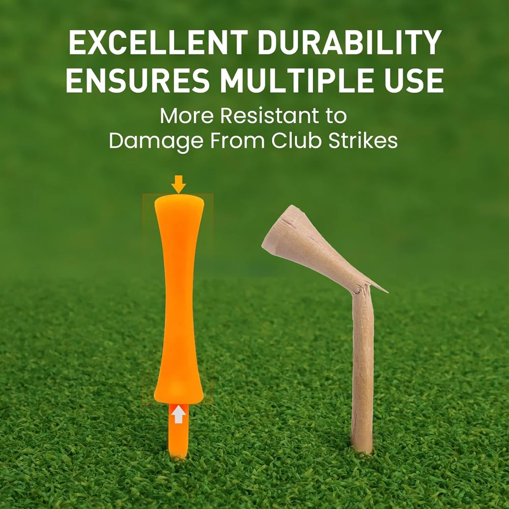 30 قطعة/المجموعة كرة جولف ترصيع البلاستيك الكرة مقعد اكسسوارات الأظافر حامل دعم للاعبي الغولف التدريب الإيدز لون عشوائي