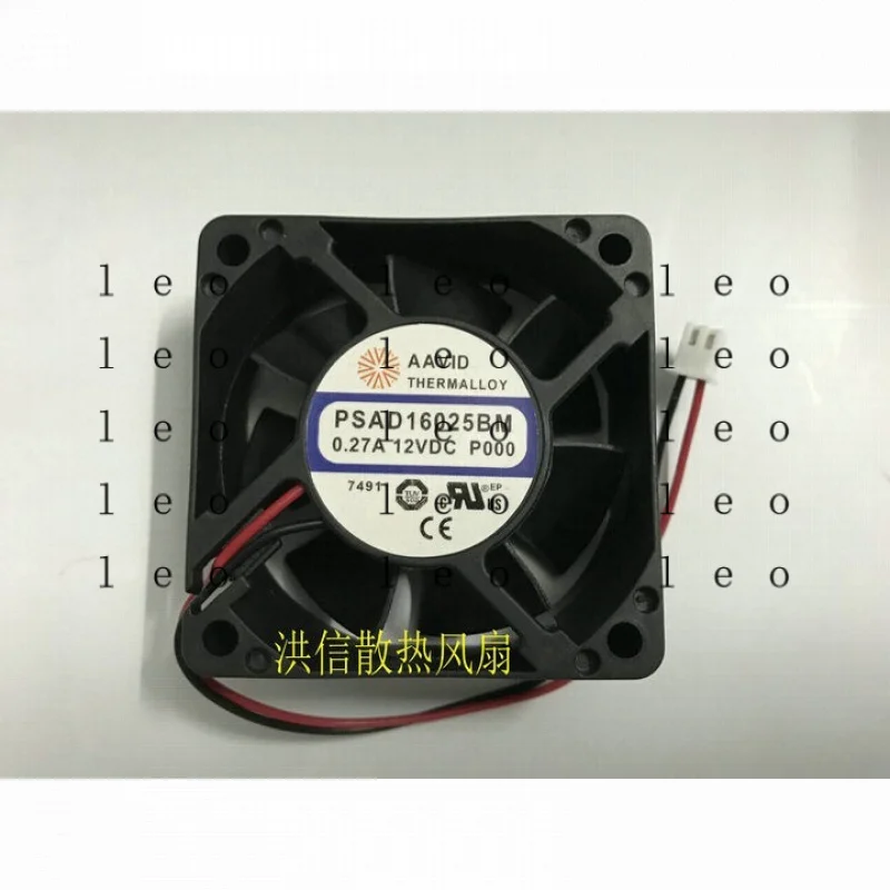 

AA for AAVID THERMALLOY PSAD16025BM DC12V 0.27A 60mm for S9 converter fan 2pin