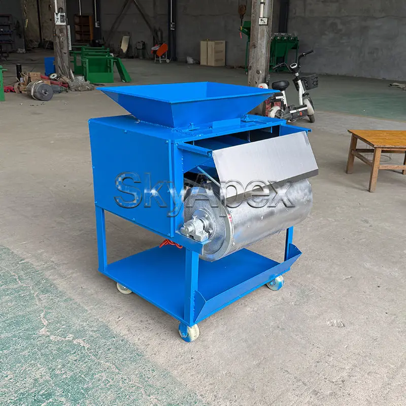 Magnetic Separator Magnetic Drum Separation Machine Super Strong Magnet Remove Iron Powder Sort Aluminum Copper Chips