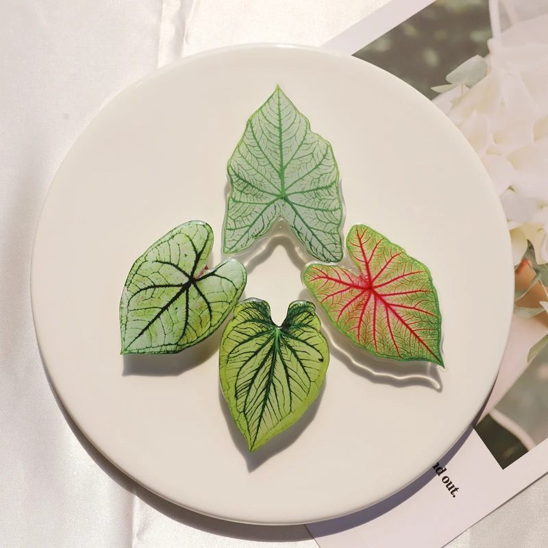 

Держатель для смартфона в Корейском стиле, подставка для телефона с имитацией растений и листьев, акриловый держатель для телефона