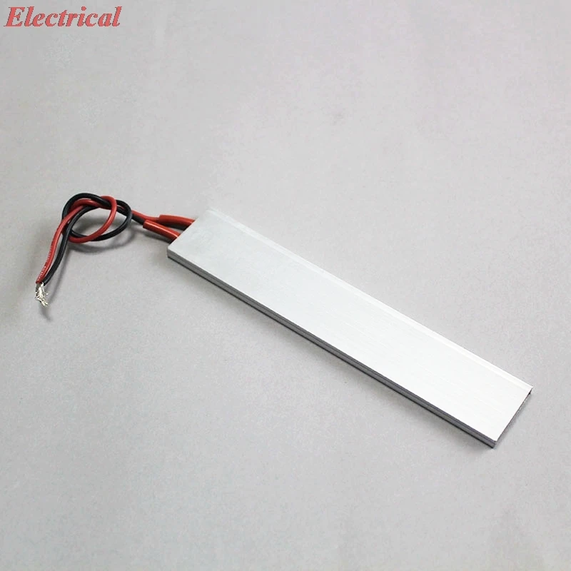 1pc 12V 24V 70C 110C 200C Constant Temperature PTC Ceramic Heating Sheet Electric Heater Heating Plate 150*30 Aluminum Shell