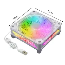 Quiet Fan Desk Fan Efficient Usb Computer Fan for Android Tv Box Router Silent Heat Dissipation Cpu Cooler Accessories