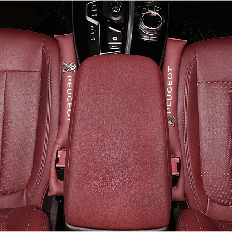 2 Stück Autositz-Lückenfüller, Seitennaht-Dichtungsstreifen für Peugeot 208 3008 308 2008 207 107 508 406 407 307 206 4008 – Detail 16