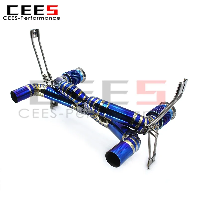 

cees Performance Catback Exhaust Pipe for Lamborghini Huracan Technica STO EVO LP610 2019-2020 Exhaust System Assembly