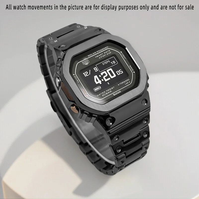 Juego modificado de acero inoxidable 304 para Casio G-SHOCK DW-H5600, caja de correa de metal, dw-h5600 con herramienta de tornillo, accesorios de pulsera para hombre