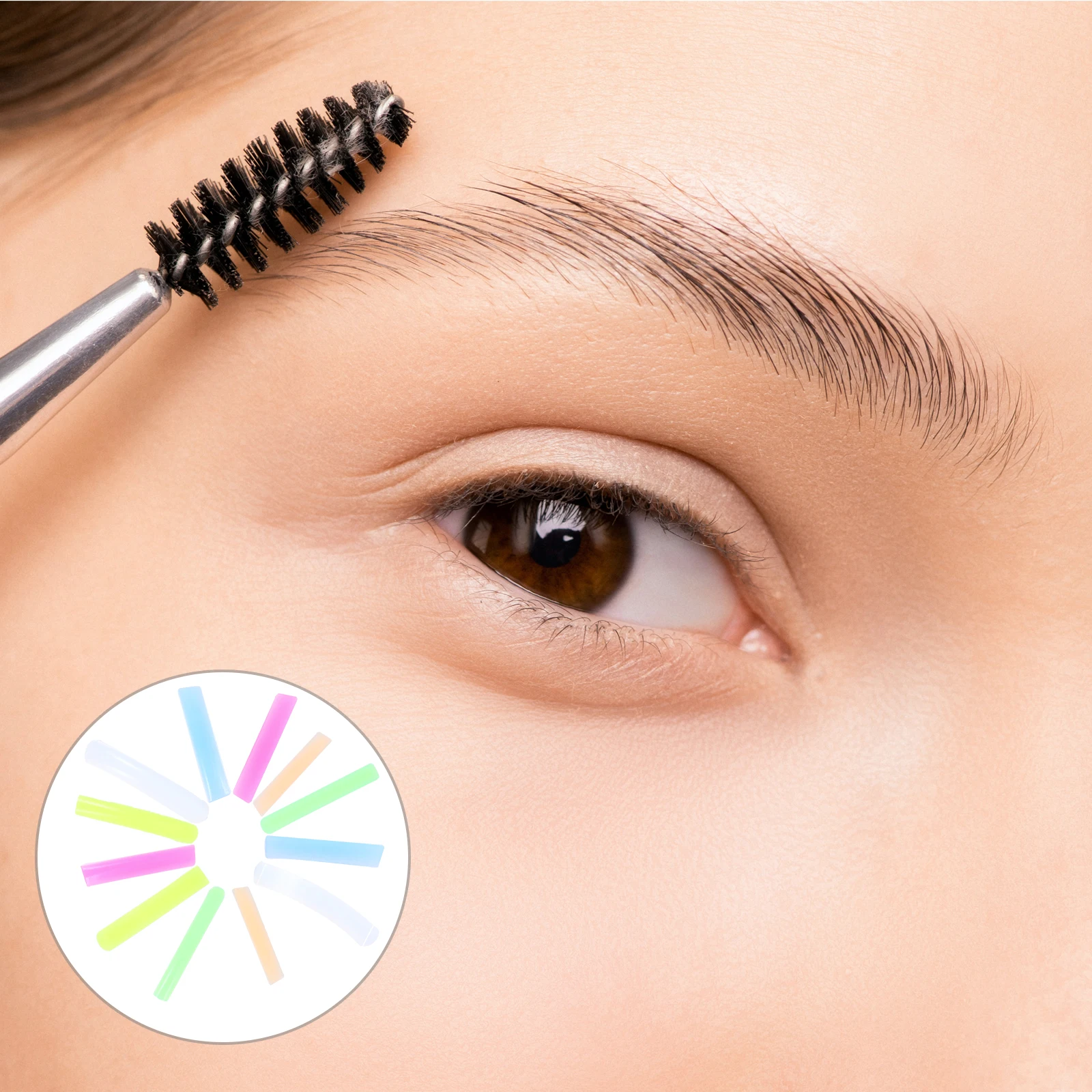 

12pcs 6 Pairs Silicone Eyelash Perm Pads Lift Tools Hot Mascara Gel Accessories for Lash Perming Easy Use Durability Gift