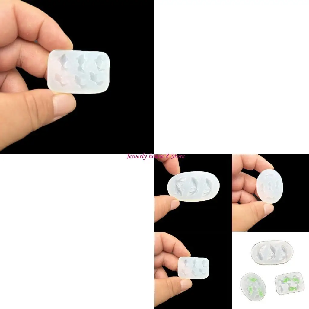 

Clear Fish Silicone Pendant Decoration Mold For Keychain Charm Making