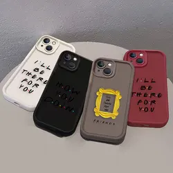 HOT SHOW TV Friends Coffee Cover Phone Case For iPhone 16 APPLE 15 14 13 12 11 PRO MAX PLUS Soft TPU Color Case Funda Shell Capa