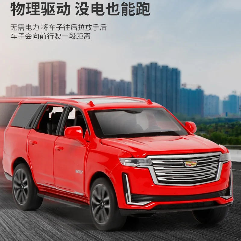 1:32 Scale Cadillac Escalade Diecast Alloy Pull Back Car Collectable Toy Gifts for Children