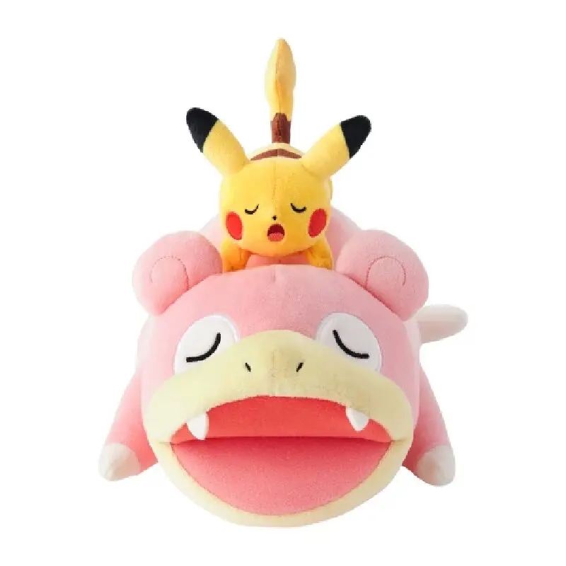 

Hi-Q Pokemon Kagawa Prefecture Slowpoke whit Pikachu Soft Plush Toy Doll