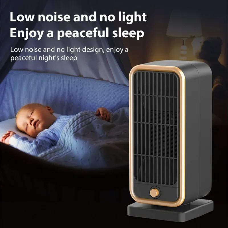 

Electric Portabile Warmer Ceramic Rapid Heating Heater with 3Level Adjustment Overheating Protection Bedroom Bathroom 2025new