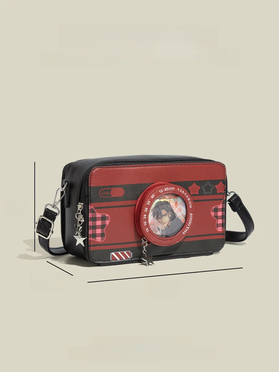 Original Design Women's Crossbody Bag Simple Style Retro Vintage Camera Bag Soft PU Leather Medium Capacity Fashionable Bag
