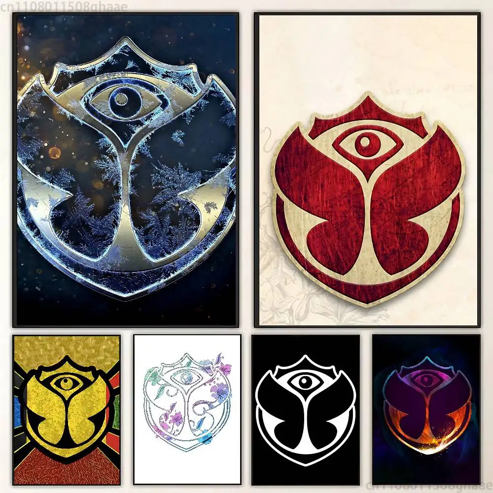 

Tomorrowland new group Poster HD home decor sticky wall waterproof home living room bar aesthetic decor