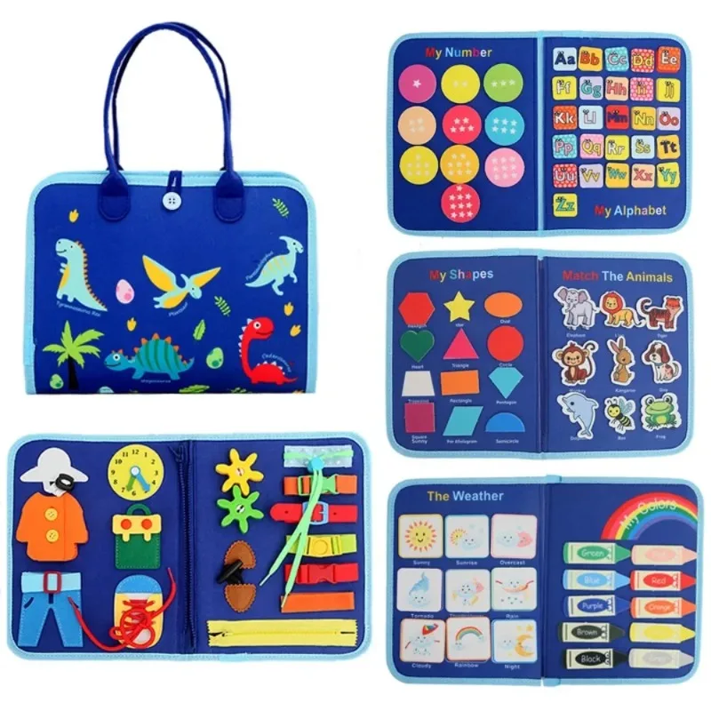 Child Dementia Sensory Pad Elderly Patient Pressure Anxiety Relief Alzheimer Fidget Blanket Autism Intelligence Felt Study Board