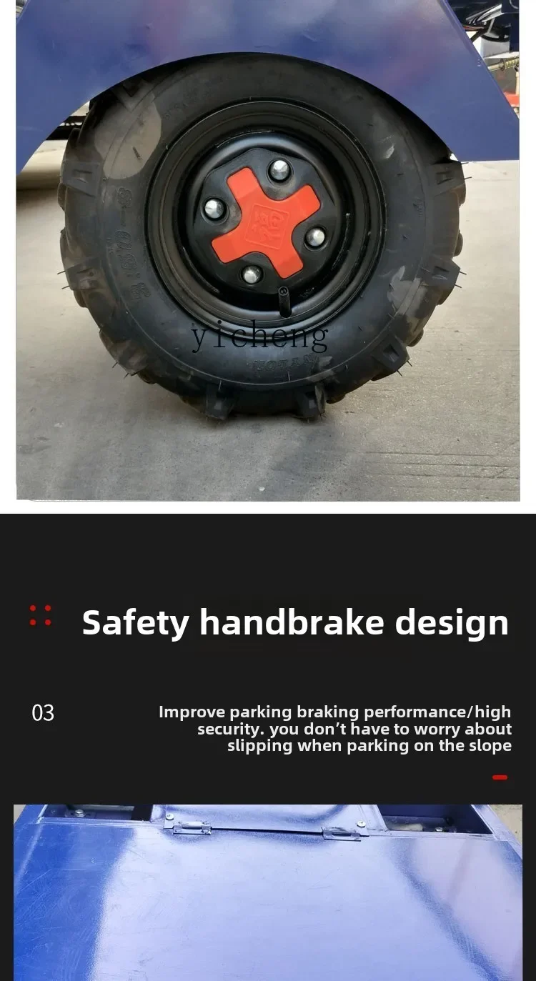 TQH tricycle agricole électrique bus de poulet chariot domestique camion de verger chariot d'escalade transport