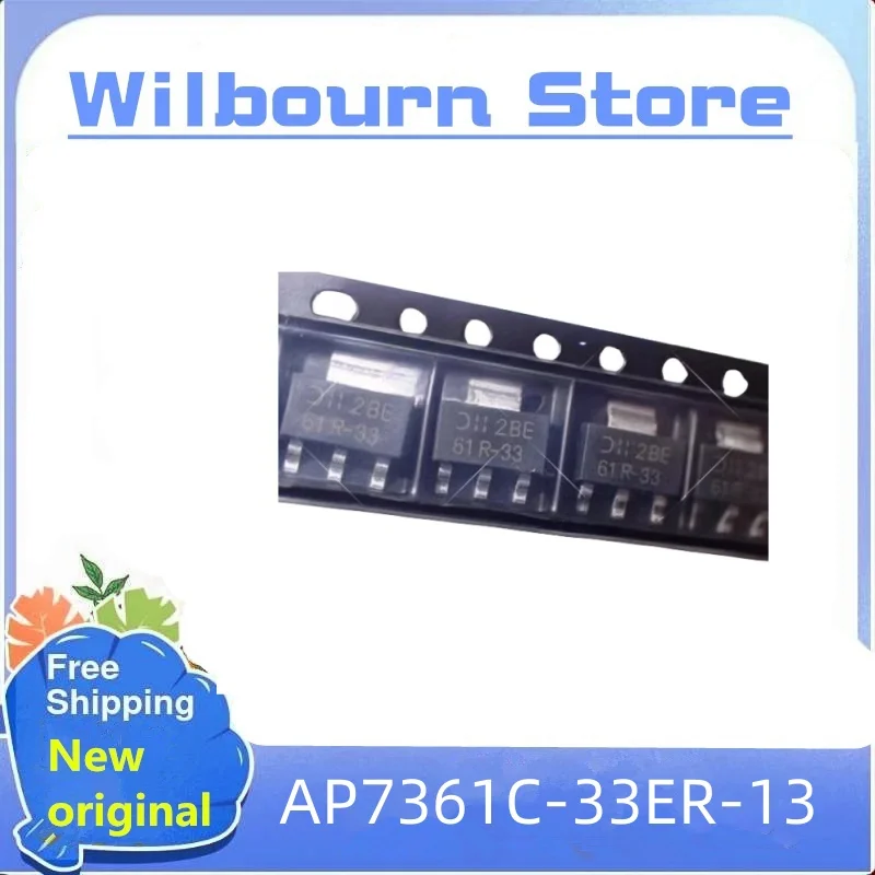 10pcs ~ 100 teile/los AP7361C-33ER-13 61r-33 sot223 kostenloser versand