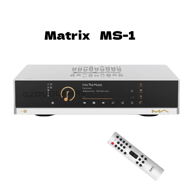 New Matrix MS-1 Audio Decoding Player, Digital Playback Wheel Decoding, Front End Integrated Machine, Streaming Media