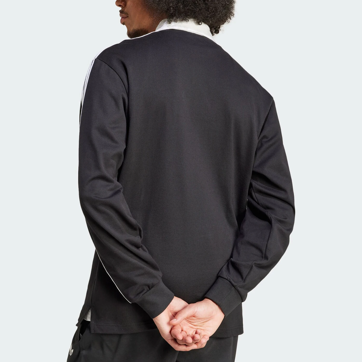 Adidas genuine clover men's collar outdoor warm polo shirt IZ4806