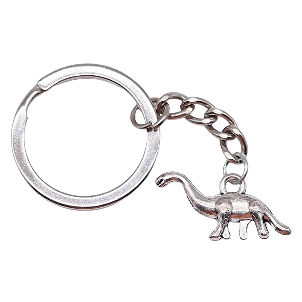 1pcs Vegetarian Dinosaurs Keychains for men accessories Supplies for jewelry diy Ring Size 28mm