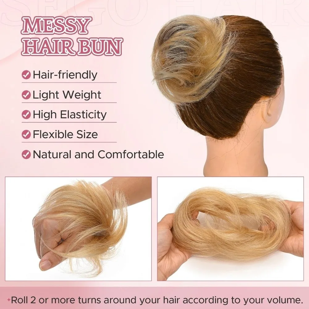 

Пушистая грязная булочка, резинка для волос, золотисто-коричневая резинка для прямых волос, украшение для укладки, эластичный пончик, шиньон, прическа