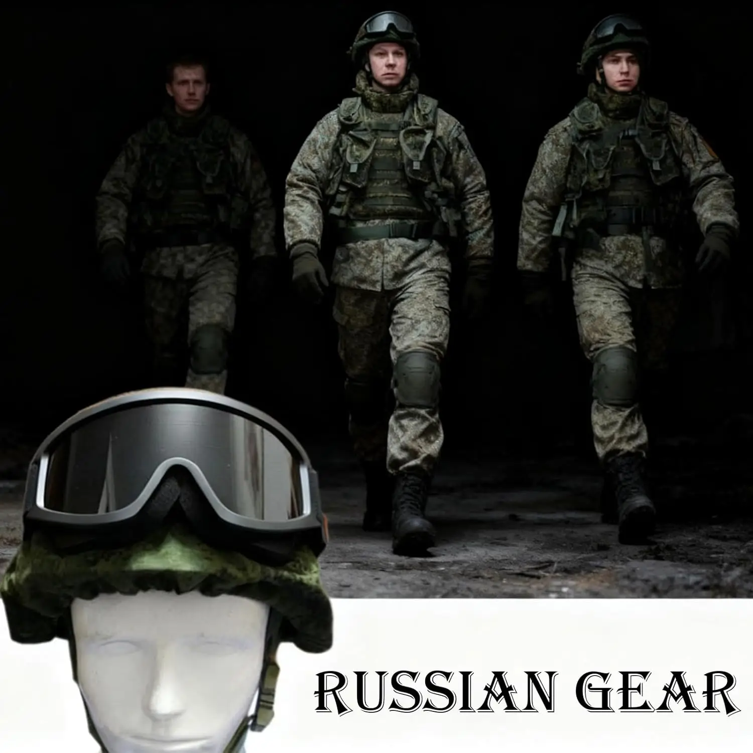 مجموعة خوذات كاملة من Ratnik 6B47 من معدات التمويه الروسية مع غطاء خوذة/نظارات خارجية بدلة خوذة تكتيكية لكرة الطلاء Airsoft