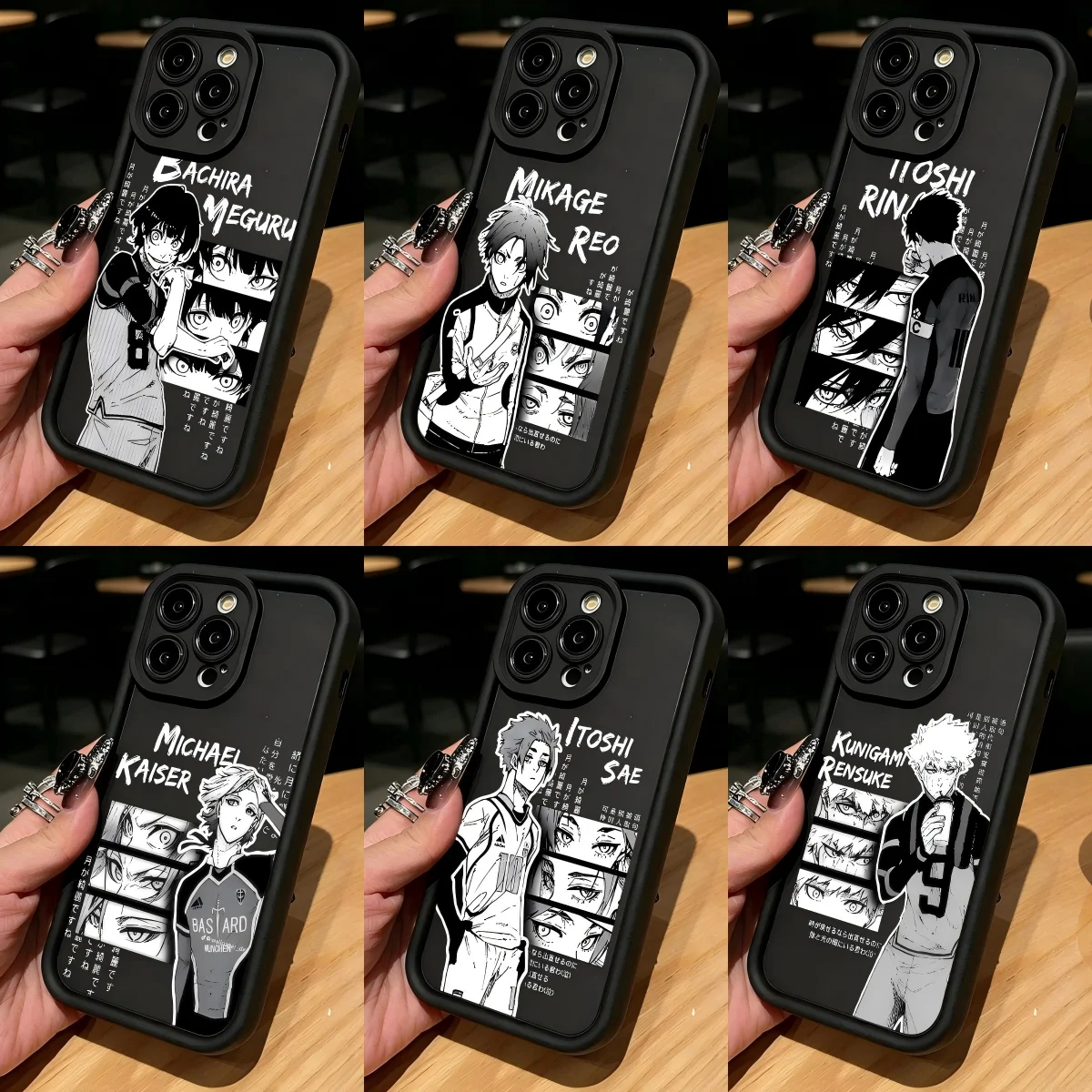 Anime B-Blue Locks Phone Case For Samsung Galaxy A17 A07 A06 A26 A16 A35 A55 A25 A05s A15 A54 A34 A36 A24 4G 5G Soft Back Cover