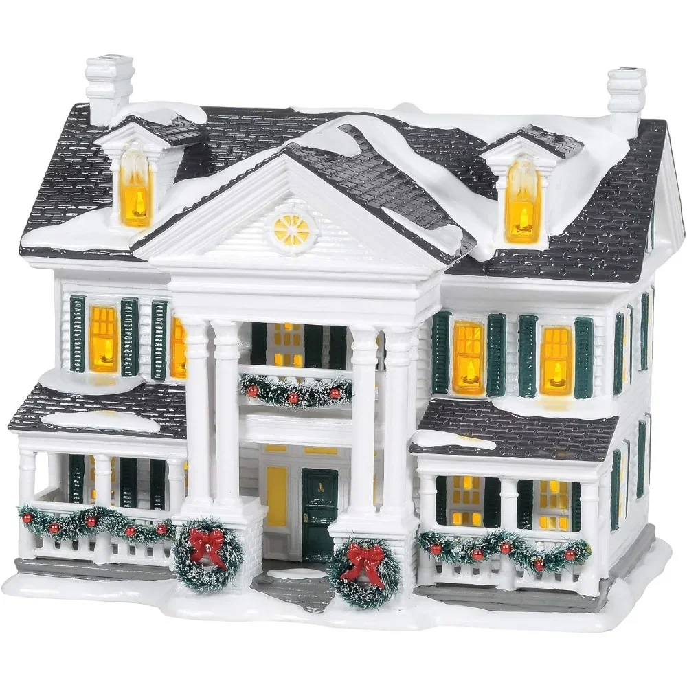 

Original Snow Village Christmas in The Mansion Lit Building, 7.8 Inch, Multicolor