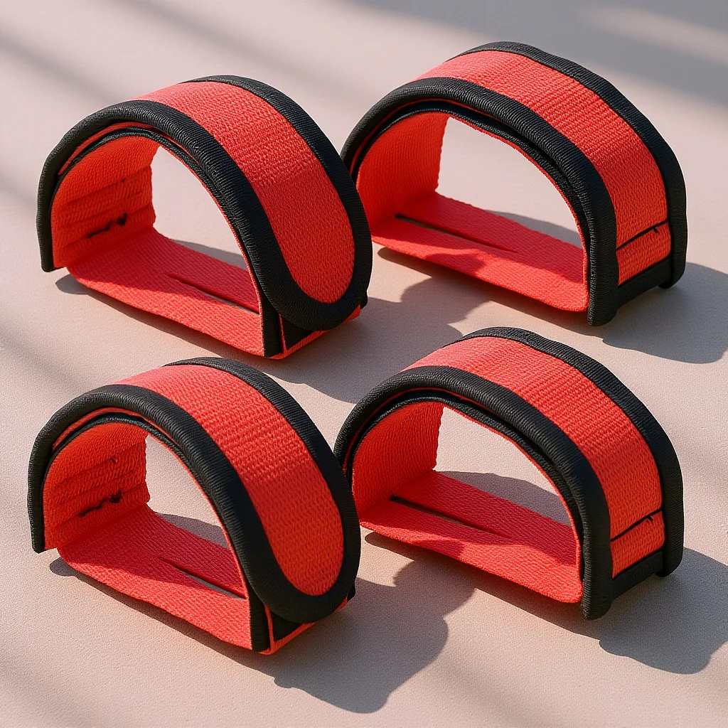 

Универсальные ремни для велосипедных педалей, легкие дышащие сетчатые противоскользящие ремни для подставки для ног для езды на велосипеде, принадлежности для упражнений