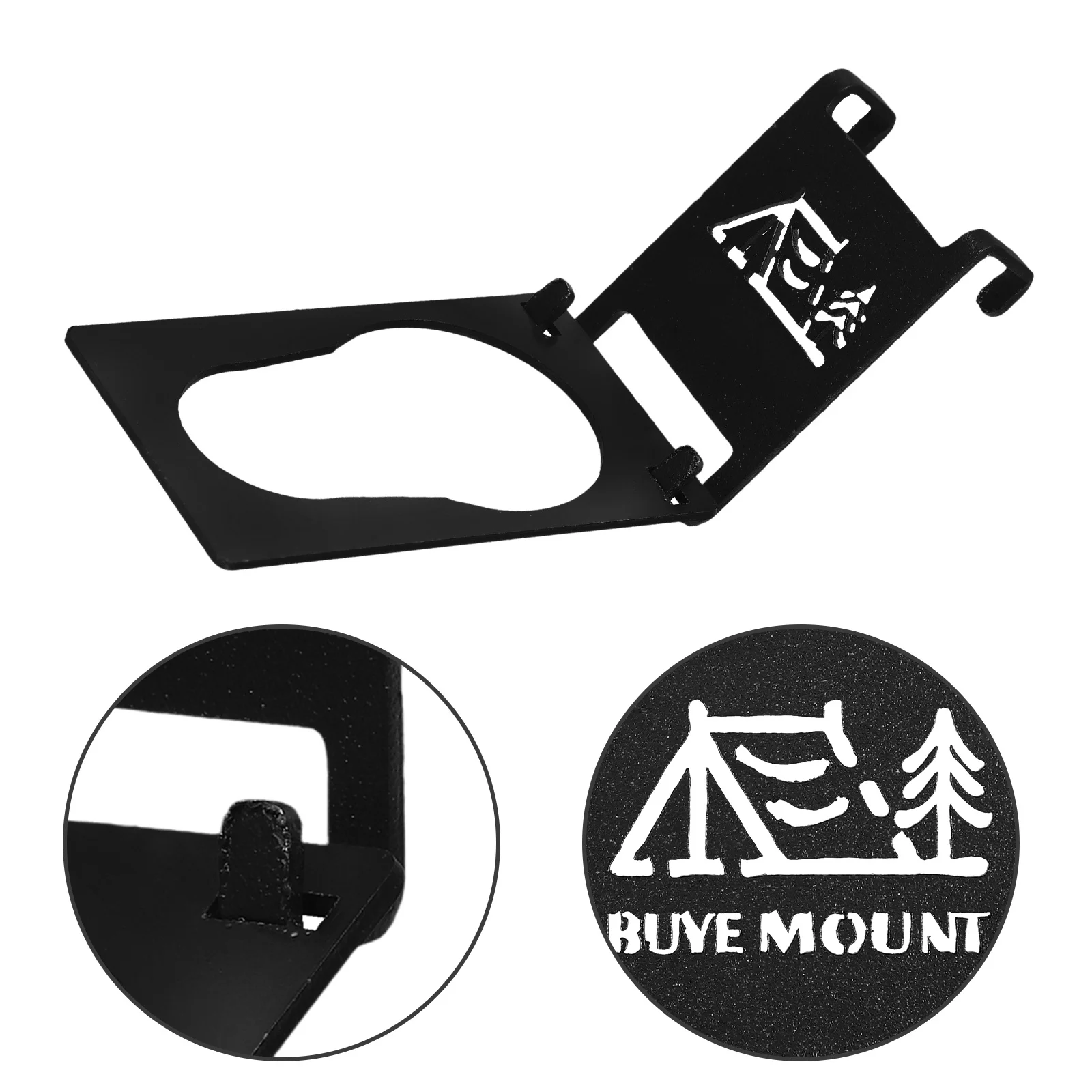 

Iron Gas Canister Hook Portable Camping Table Holder Lightweight Gas Tank Hanger Clip Backpacking Stove Accessory Outdoor Gear