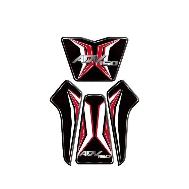 Protector de almohadilla de tanque de motocicleta, calcomanía de Gel 3D para HONDA XADV150 XADV 150 X-ADV