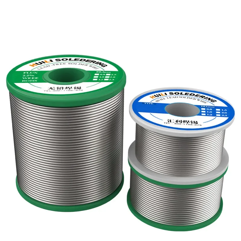 50g 0.6/0.8/1.0/1.2/mm solder ribbon rosin core high purity tin wire low temperature electric soldering iron wash f