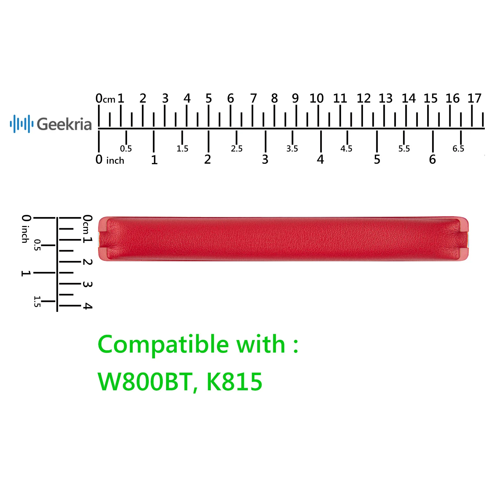 Накладка на голову Geekria из протеиновой кожи, совместимая с наушниками Edifier K815, W800BT, W808BT