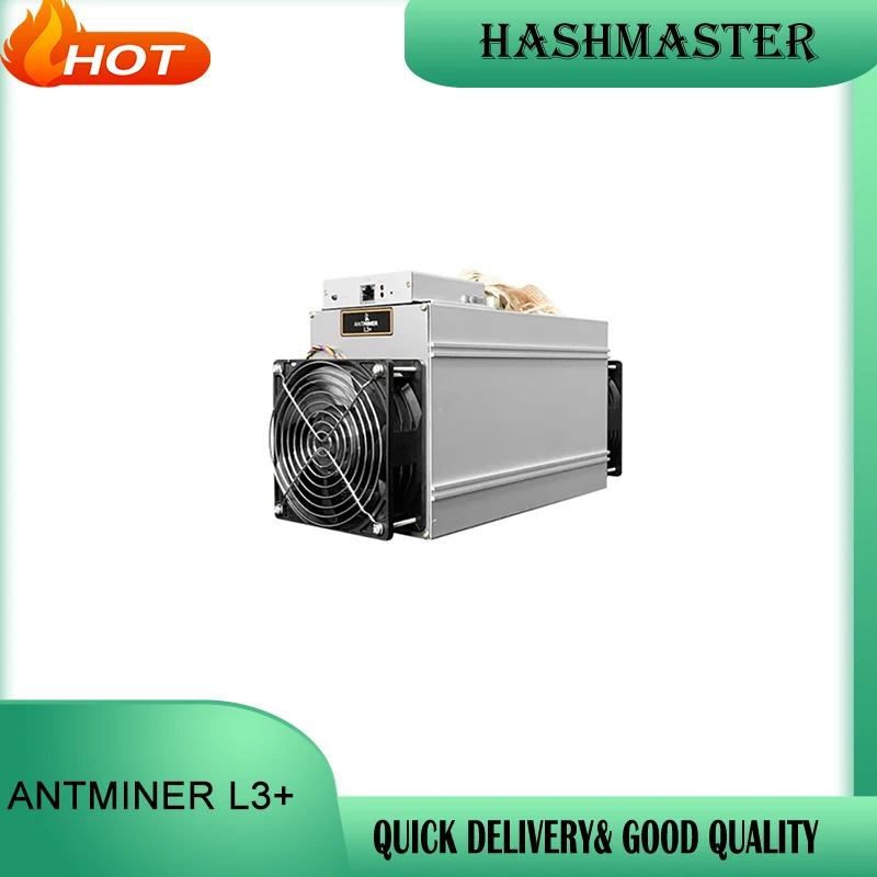 الكهرباء الحرة يوصي Bitmmin Antminer L3 زائد آلة استخراج المعادن L3 + 504Mh/s مع امدادات الطاقة Antminer عمال المناجم L3 Plus