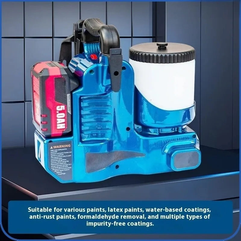 High Voltage Airless Spray Machine Electric Paint Sprayer Lithium Battery Charging Small Backpack Spray Machine