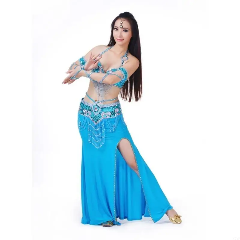 

N7YE Belly Dance Wrist Arm Bracelets Beautiful Belly Dance Bracelet Hand Decoration for Dancers and Theme Parties