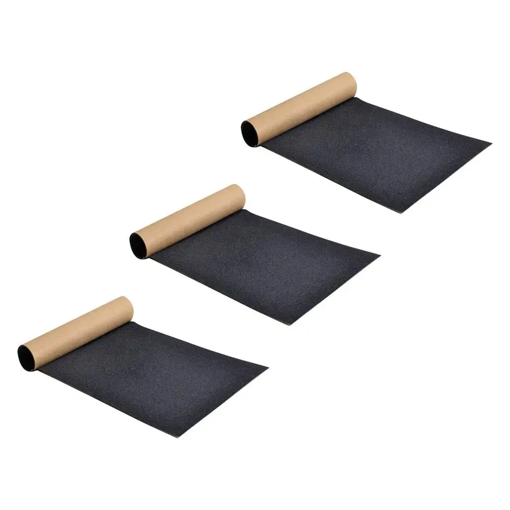 

3 Pcs S Skateboard Accessory paper Grip Tape Professional Design Corundum Wear Resistant Durable For All Levels Rider