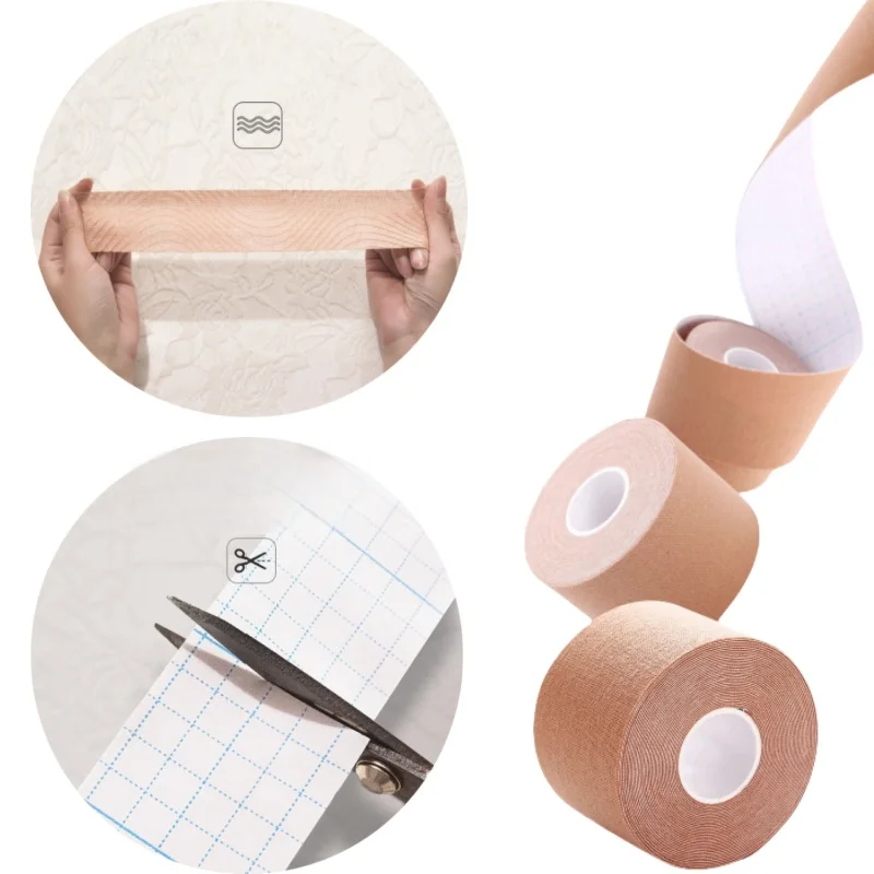 5M Nastro kinesiologico per viso V Line Collo Occhi Lifting Rughe Rimozione Nastro adesivo Strumento per la cura della pelle del viso Benda elastica 1 rotolo