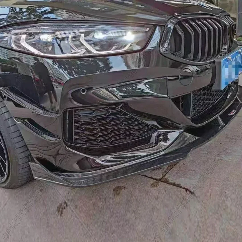 3PCS For BMW 8 Series G14 G15 G16 M-Sport 840i 840d M850i 2018-2024 Front Bumper Splitter Spoiler Diffuser Tuning Body Kits