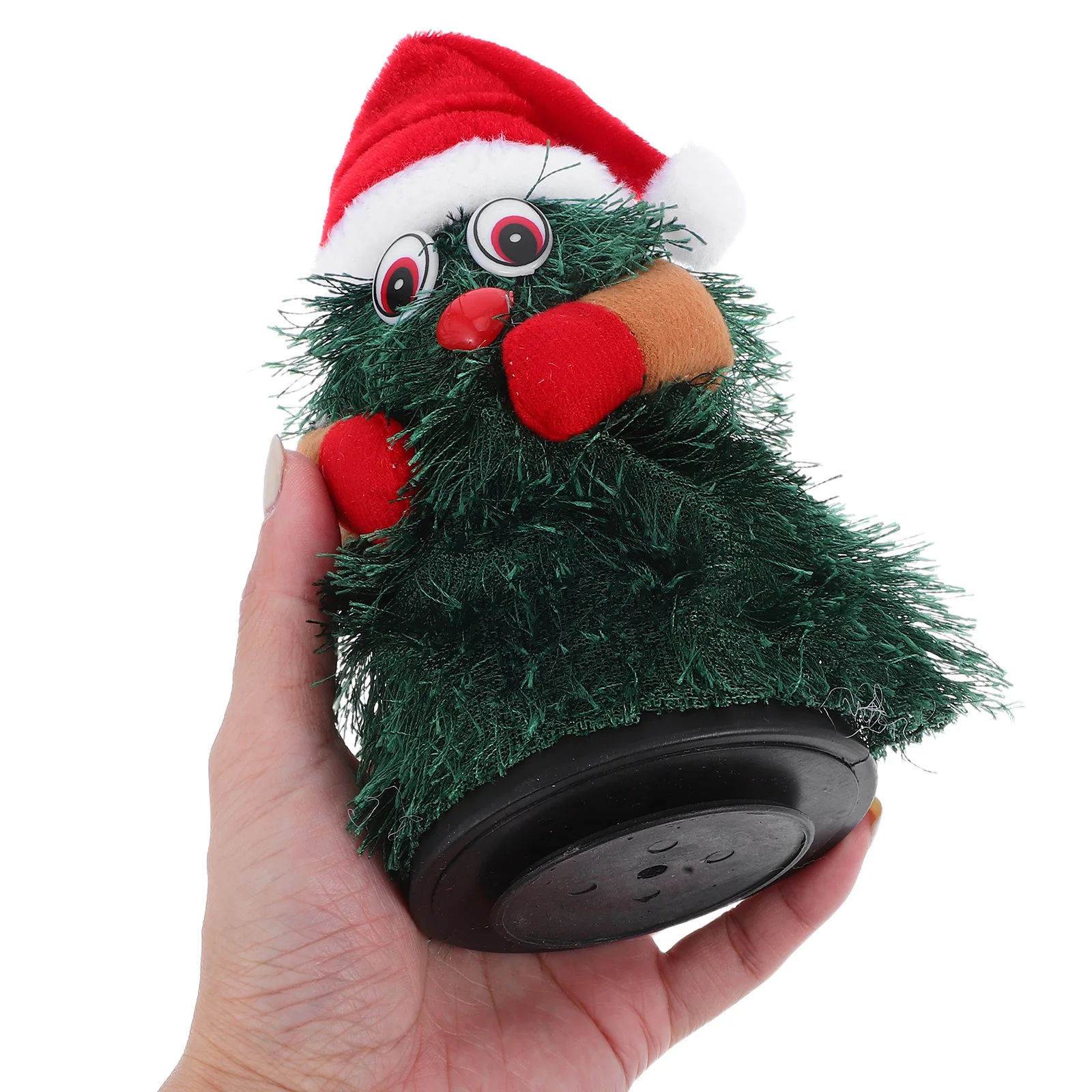 

Christmas Decorations Tree Electric Xmas Ornament Figurines Green Hanging Decors for Automatic Wobble Child