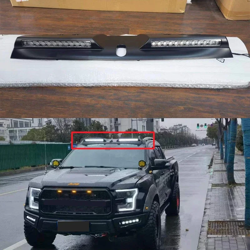 

Светодиодная крыша, яркий стиль, крыша, аксессуары для FORD RANGER wildtract6 2012 2013- 2016 2018 2019 T7 T8 2020 2021, спойлер