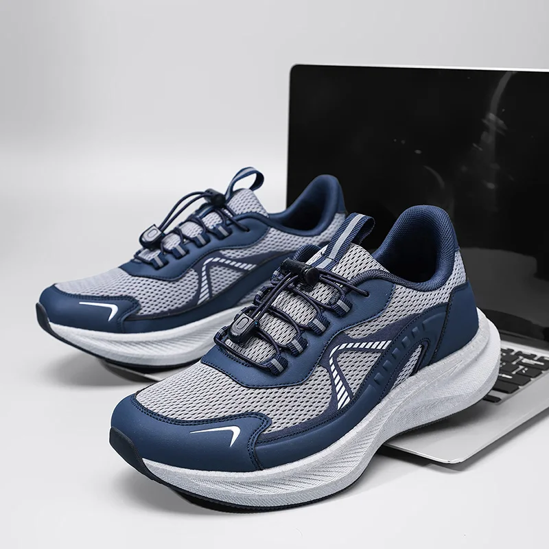 

Wide Toe Running Shoes Men Jogging Shoes Breathable Mesh Women Fitness Anti Skid Sneakers High Elasticity athletic Trainers